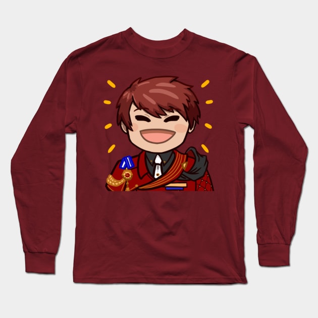 Happy Demon Prince Long Sleeve T-Shirt by ZioCorvid